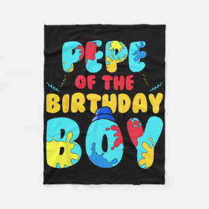 Pepe Of The Birthday Boy Gaming Party Gamer Kids G Fleece Blanket