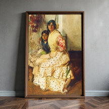 Pepilla and her Daughter, Joaquín Sorolla