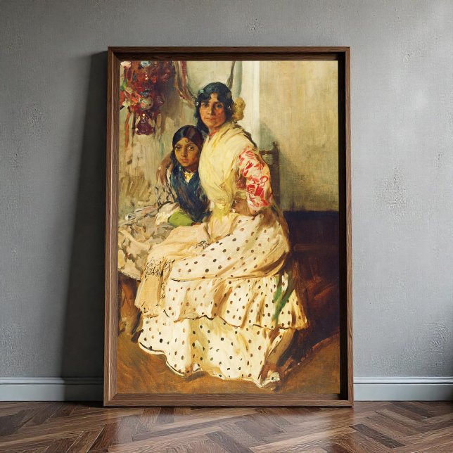 Pepilla and her Daughter, Joaquín Sorolla  Poster (Creator Uploaded)