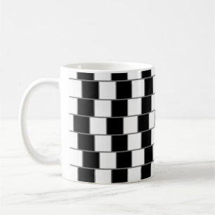 Pepita Apparently Parallel Optical Print Coffee Mug