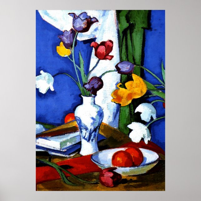 Peploe - Tulips and Fruit Poster (Front)