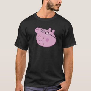 Peppa Pig Happy Daddy Pig Big Face Premium T-Shirt