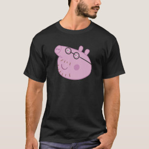 Peppa Pig Happy Daddy Pig Big Face Swea T-Shirt
