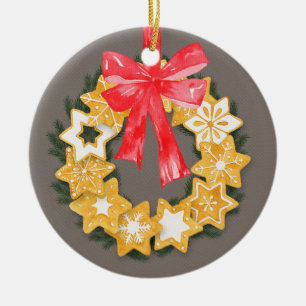 Pepparkakor Christmas Ceramic Tree Decoration