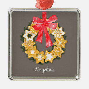 Pepparkakor Christmas Metal Tree Decoration