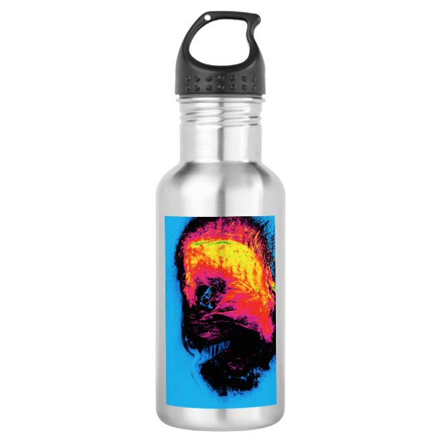 pepper and plastic silenced 532 ml water bottle (Front)