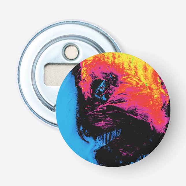 pepper and plastic silenced bottle opener (Front)