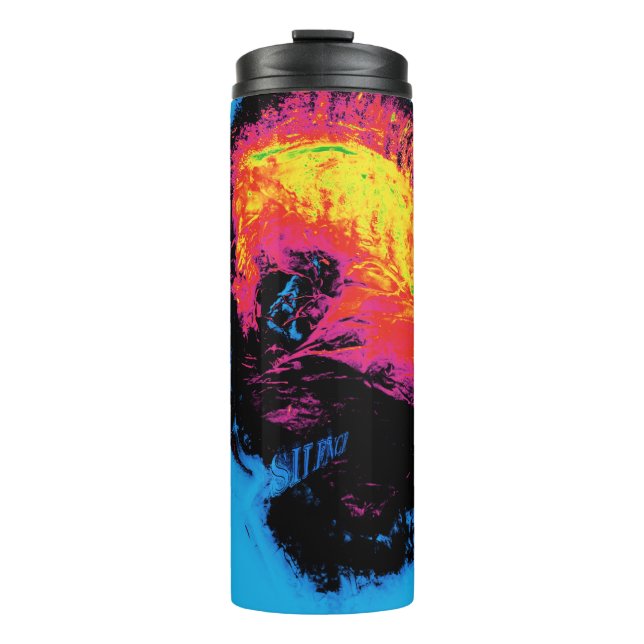 pepper and plastic silenced thermal tumbler (Front)