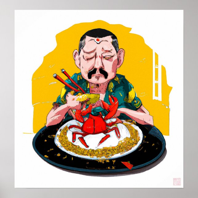 Pepper Crab - Canvas Art Print (Front)