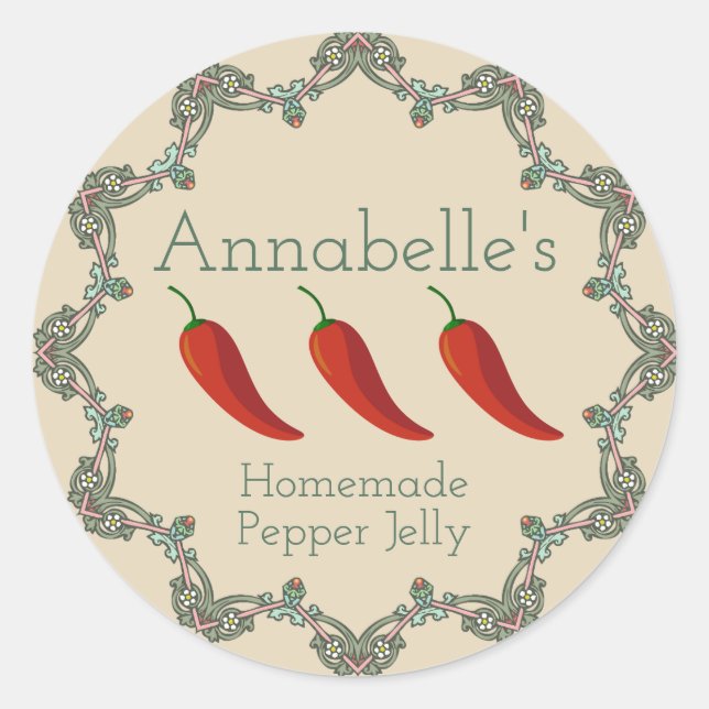Pepper Jelly Label (Front)