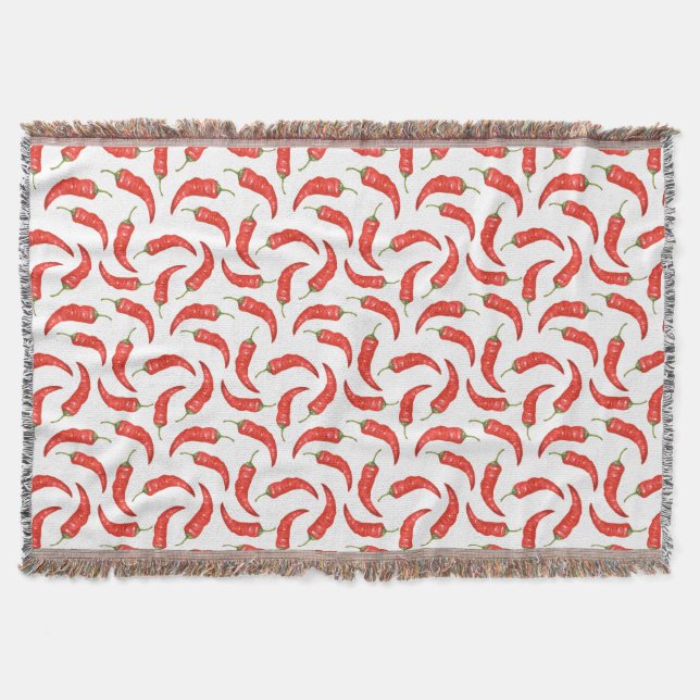 Pepper. Pattern Throw Blanket (Front)