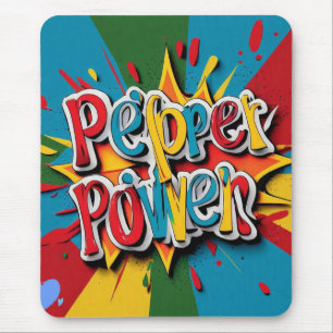 "Pepper Power Explosion" Mouse Mat