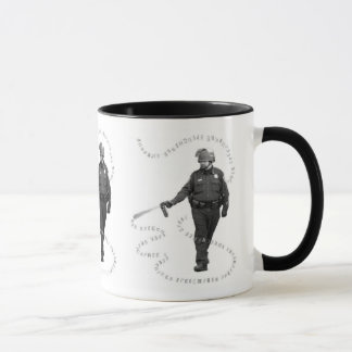Pepper Spray Man on Two-Tone Mug