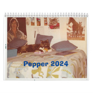 Pepper The Cat 2024 Calendar