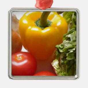 Pepper Tomatoes Vegetables Lettuce Healthy  Food Metal Tree Decoration
