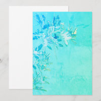 Pepper Tree Leaves Invite Announcement Card