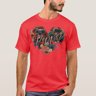 Pepper VIGNETTE VINTAGE COLOR T-Shirt