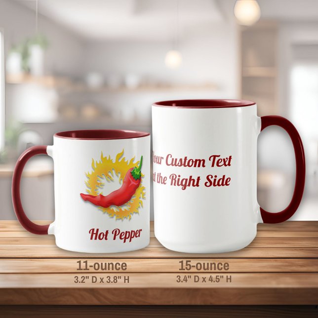 Pepper with Flame Coffee Mug (Creator Uploaded)