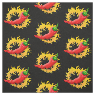 Pepper with Flame Fabric