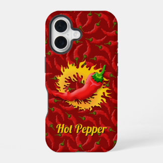 Pepper with Flame iPhone Case