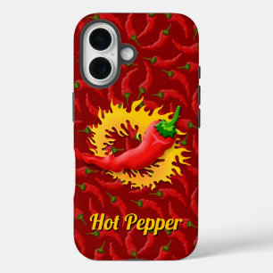 Pepper with Flame iPhone Case