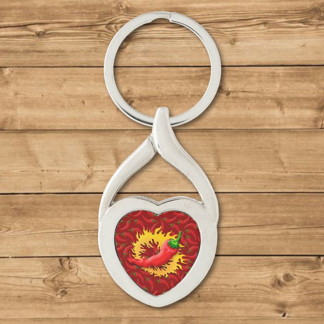 Pepper with flame key ring (Creator Uploaded)