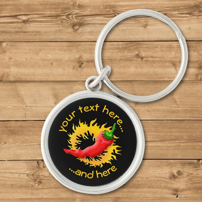 Pepper with flame key ring (Creator Uploaded)