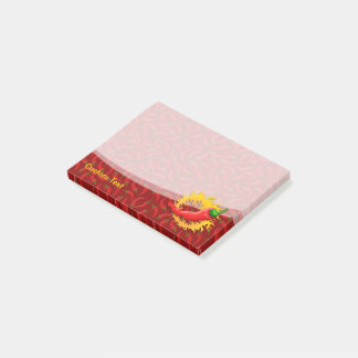 Pepper with Flame Post-it Notes