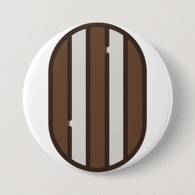 peppermint 7.5 cm round badge (Front)