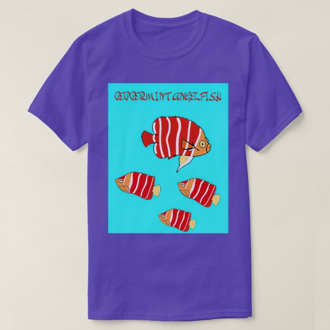 PEPPERMINT ANGLEFISH T-Shirt (Design Front)
