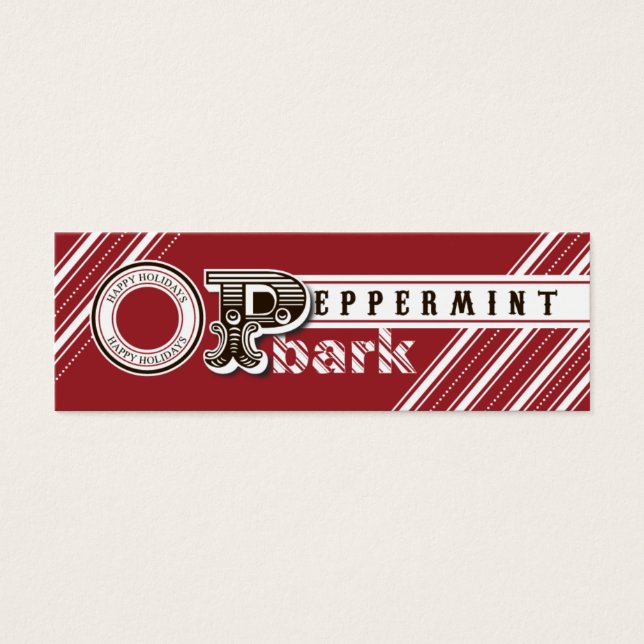 Peppermint Bark Profile Cards (Front)