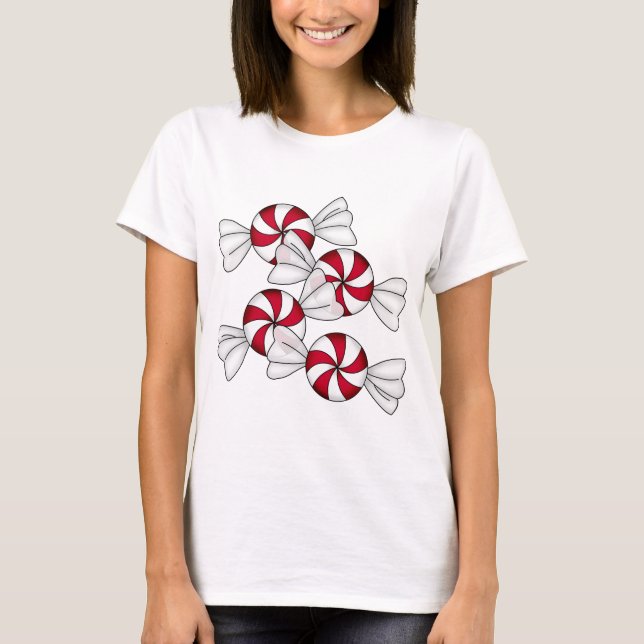 Peppermint Candies T-Shirt (Front)