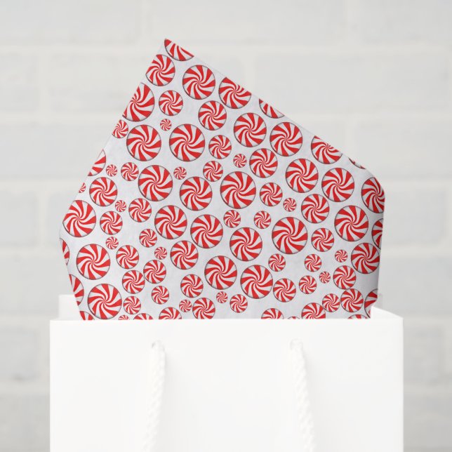 Peppermint Candies Tissue Paper (Gift Bag)