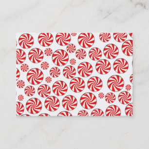 Peppermint Candy Background Business Card