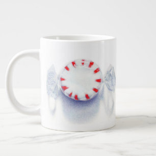PEPPERMINT CANDY Big White Mug 