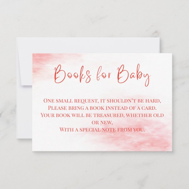 Peppermint Candy Books for Baby Insert | Festive Thank You Card (Front)