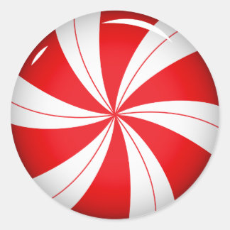 Peppermint Candy | Candy Cane Christmas Stickers
