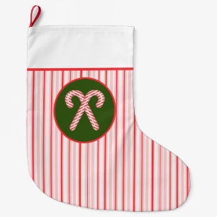 Peppermint/candy cane Christmas Stocking