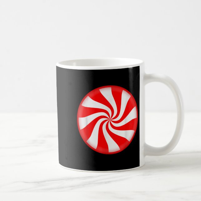 Peppermint Candy Christmas  Coffee Mug (Right)