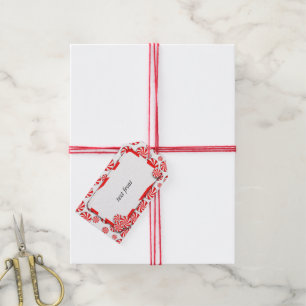 Peppermint Candy Christmas Gift Tags