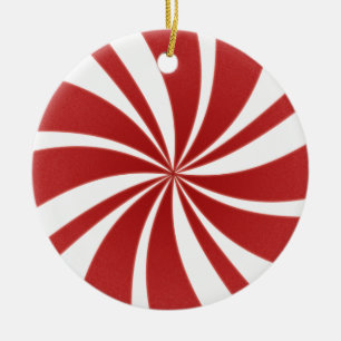 PEPPERMINT CANDY CHRISTMAS ORNAMENT