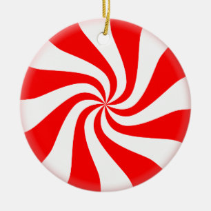 Peppermint Candy Christmas Tree Ornament