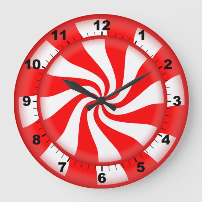 Peppermint candy clock (Front)