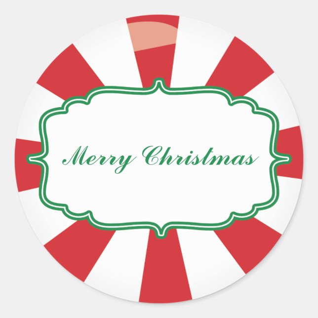 Peppermint Candy Gift sticker (Front)