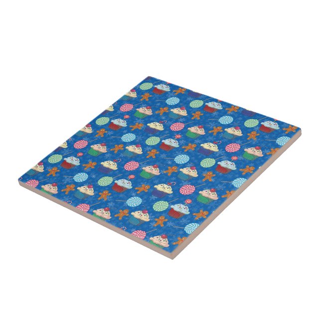 Peppermint Candy ,Gingerbread Man and cup cake Tile (Side)