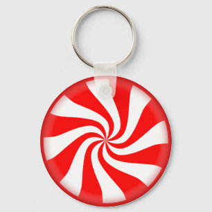 Peppermint Candy Keychain