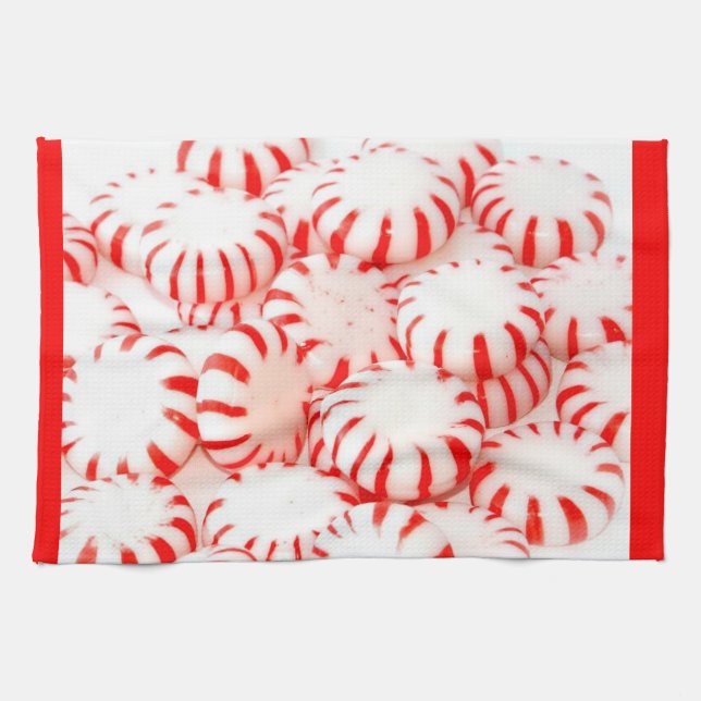 Peppermint Candy Kitchen Towels (Horizontal)