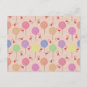 Peppermint Candy Mints Christmas,candy canes Postcard