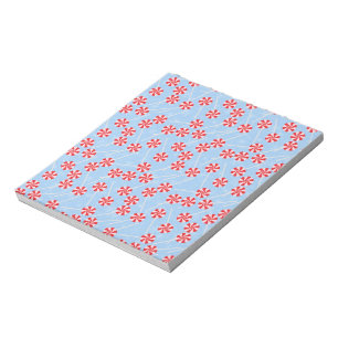 Peppermint Candy Mints Christmas Notepad