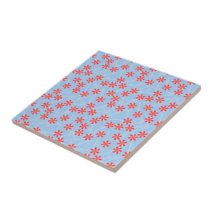 Peppermint Candy Mints Christmas Tile